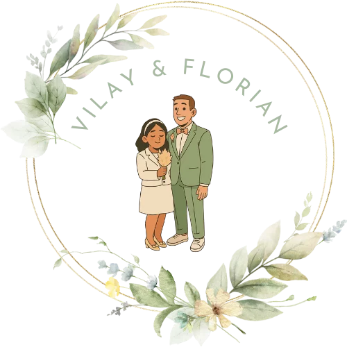 logo mariage vi et flo